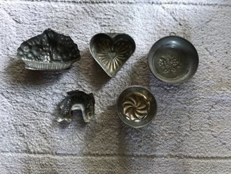 Antique Copper Molds..good for kitchen wall display..asking $20 each