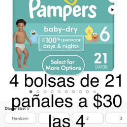Pampers Baby-Dry Size 6 
