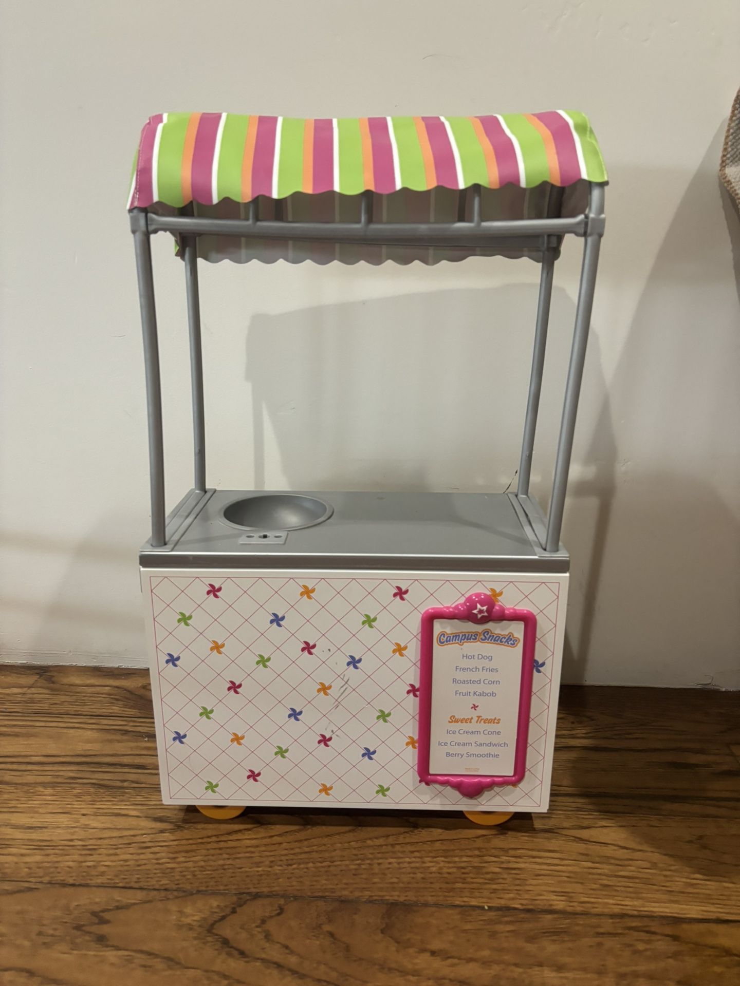 American girl doll food stand!!