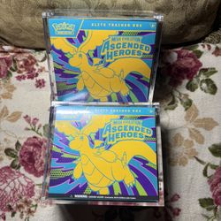 POKEMON TCG ACRYLIC CASES MAGNETIC ETB AND BOOSTER BUNDLE