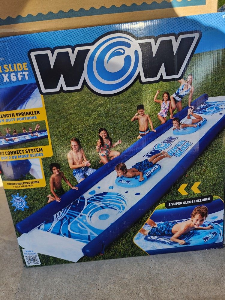 WOW Super water slide  36 ft  x 6 ft