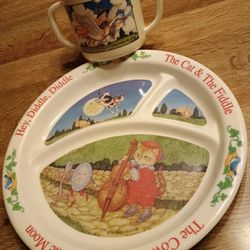 Vintage Young Childs  Plate And Cup