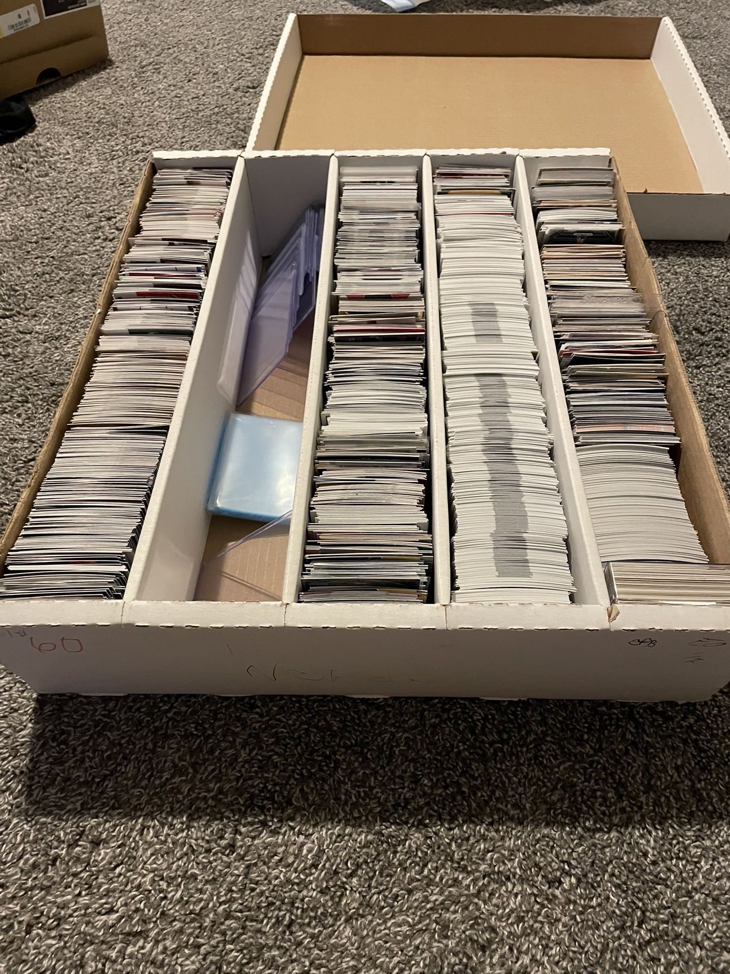 Sports Cards In Bulk With Card Protectors (Baseball, Basketball, Football)