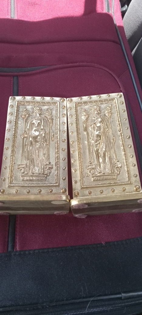 brass bookends library of congress 1984
