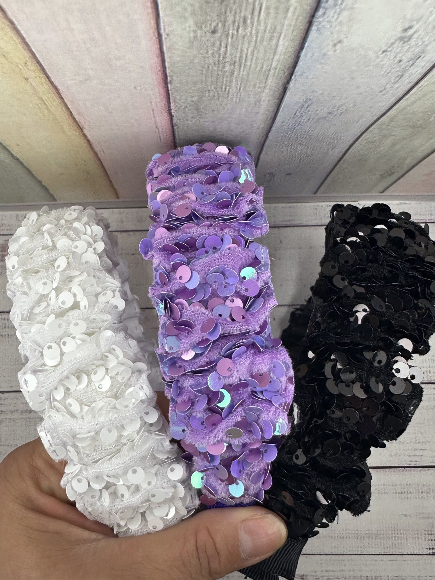 Sequin Padded Headbands – Barby Estilo Collection Set Of 4