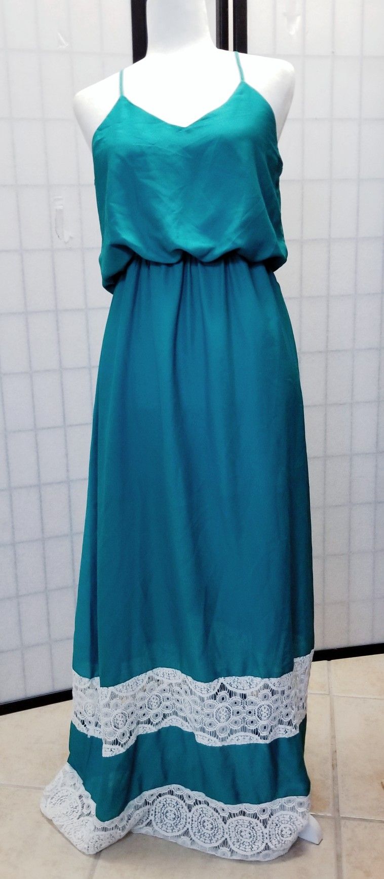 Green Maxi Dress S