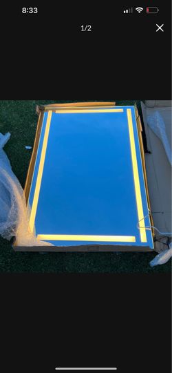 Modern Bathroom Vanity Mirror With LED Lights  54 x 35
