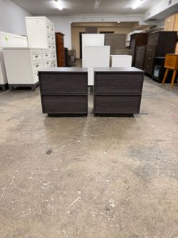 See Page for Matching Dresser - 2 Nice Modern Nightstands - Price is for Both