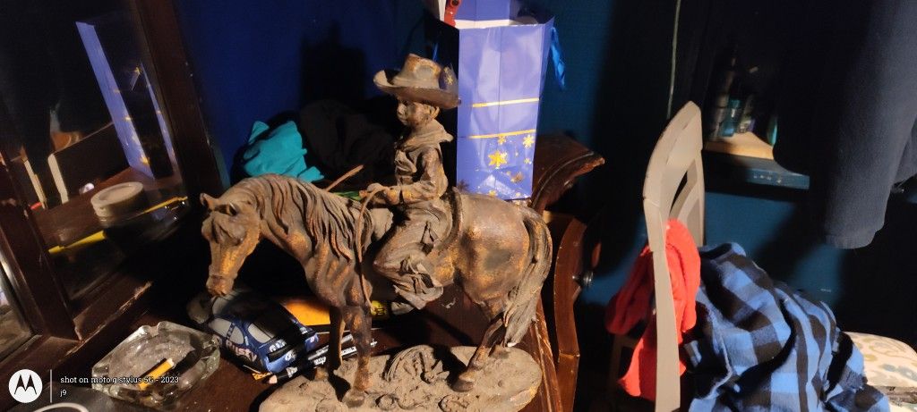 Vintage Cowboy Porcelain Made