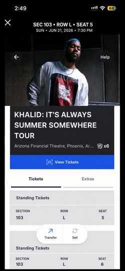 Khalid Tickets June 21st 2026 Headliner Lauv