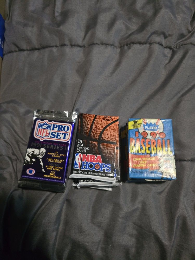 Unopened Packs Lot 3