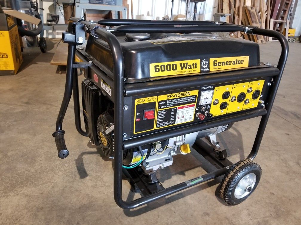 6000 watt Steele generator