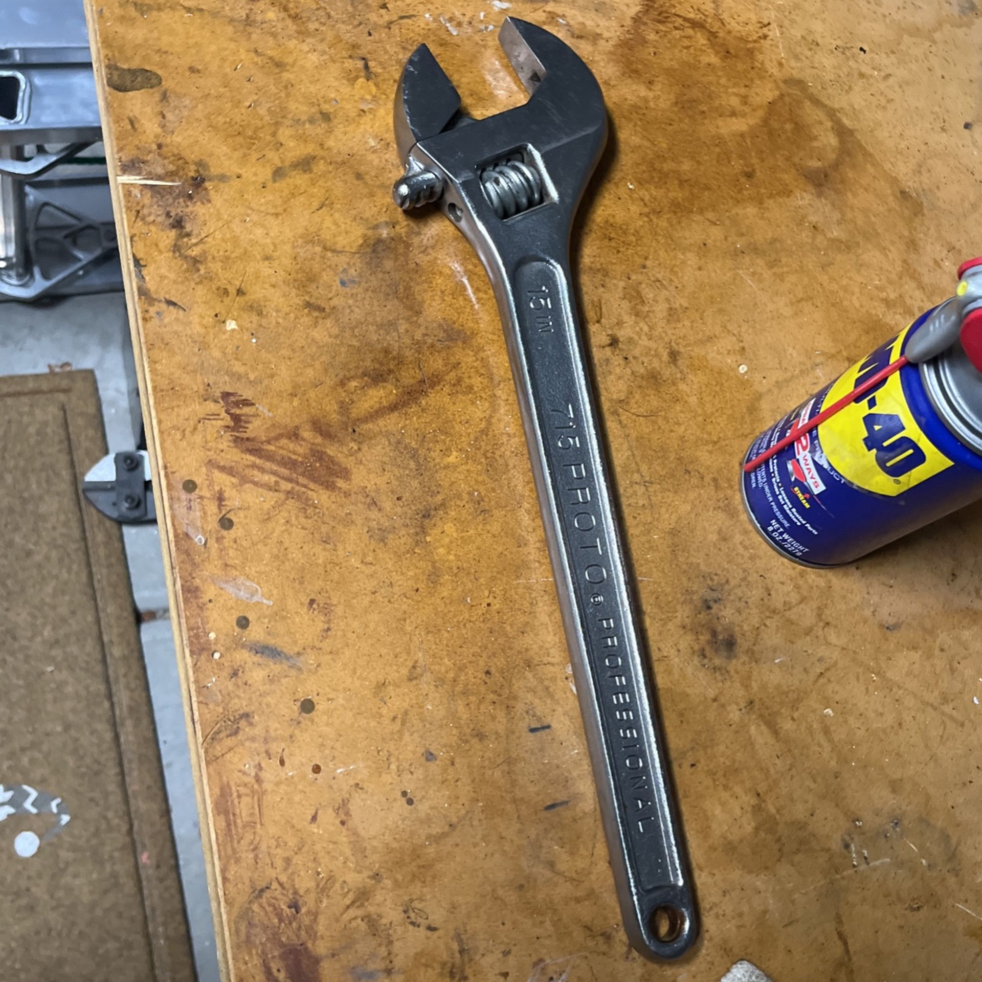 Proto 15” Adjustable Wrench Minty Clean