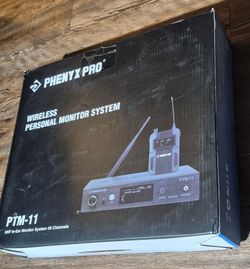 Phenyx Pro UHF in-ear monitor system