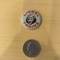 Rare Vintage LIONEL TRAINS Button