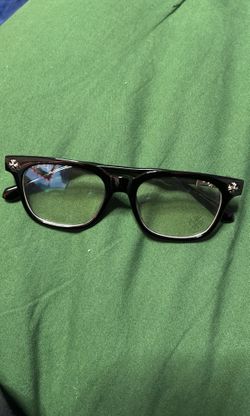 Chrome heart glasses