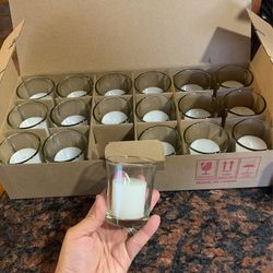 36 Votive candles With Holders