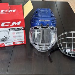 Bauer CCM Hockey Youth Reakt150 Helmet & Visor