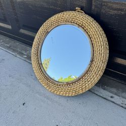 Rattan Mirror 