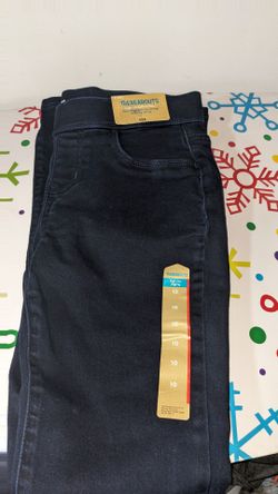 Girl's high rise pull on flare jeans