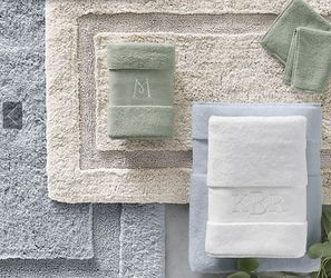 Highly Rated Frontgate Resort Collection Skid-Resistant Bath Rug in Chiffon 