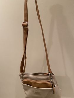 Light Brown and Tan Rosetti Purse, medium sized
