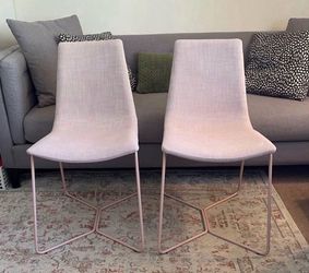 2 West Elm Slope Dining Chairs