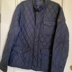 Polo Ralph Lauren Men’s Casual Coat NAVY BLUE  Size XXL Priced  Low So Price Is FIRM