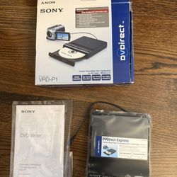 Sony DVDirect Express VRD-P1 DVD Writer – New / Never Used – Original Box