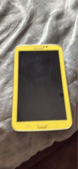 Samsung Galaxy Tab Kids Edition Yellow