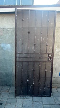 Steel security door 36” by 80”