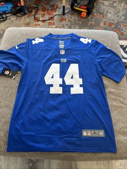 NFL New York Giants Cam Skattebo Size Large Blue Jersey 