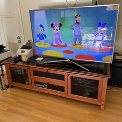 TV Entertainment Center Stand With TV