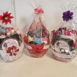 Metal Basket Mother Day Sale Gift Unique One Of The Kind  Arrangements 