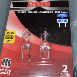XENON 20W Halogen Bulbs W/ G8 Base