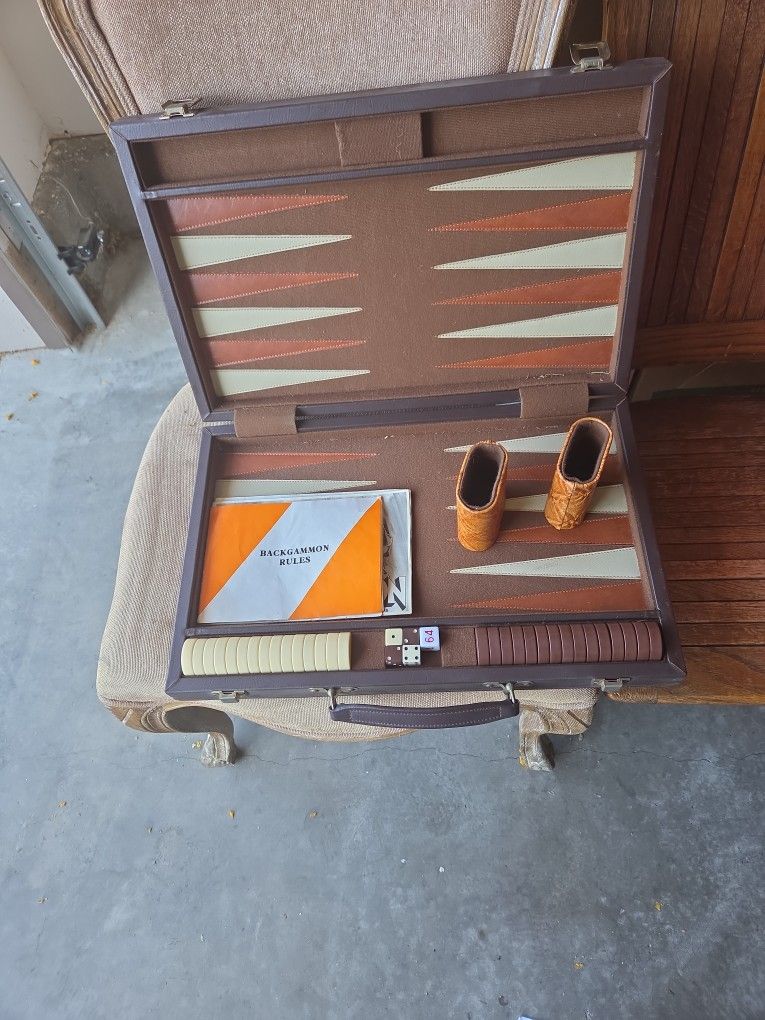 Like New Backgammon And Case