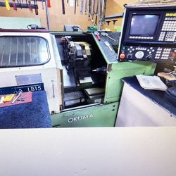 Liquidation of tools and machine shop Thursday 4-11-24 CNC Okuma lb 15 LATHE, Drill bits, wrench, air tools, and much more