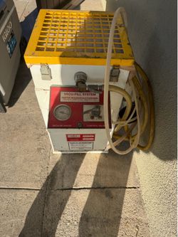 Getz vacuum for fire extinguisher