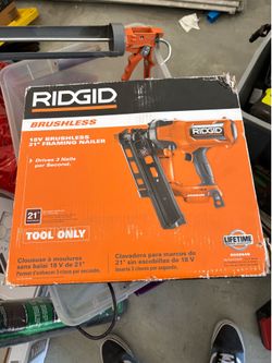 Framing nailer ridgid
