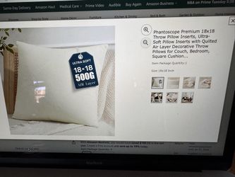 Phantoscope Premium 18x18 Throw Pillow Inserts