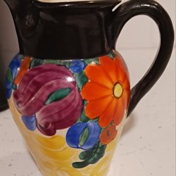 VINTAGE SMALL "JOSEPH MRAZEK" CZECHOSLOVAKIAN POTTERY PITCHER, *READ THE DESCRIPTION*