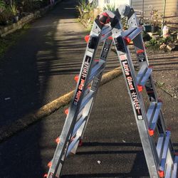 Little Giant Leveler 22ft Aluminum Multi-Position Ladder