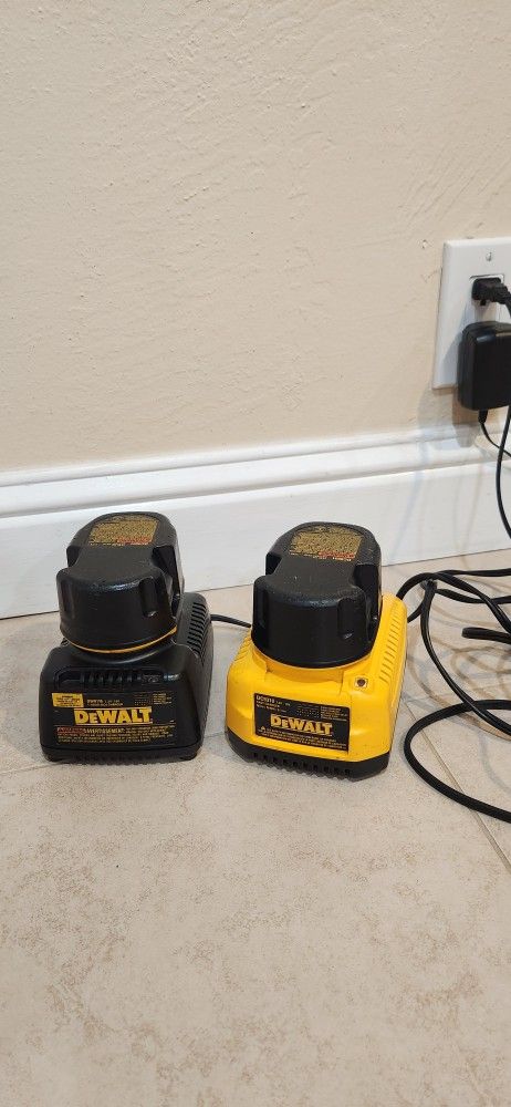 DEWALT 14.4 Volt Battery With Charger. 2 Sets For $40.