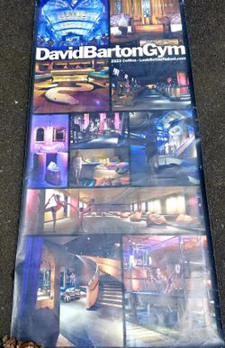 David Barton Gym Banner