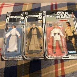 Star wars 40th anniversary Kenner Figures.