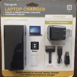 Laptop / Phone / Tablet Charger All In One Targus Brand