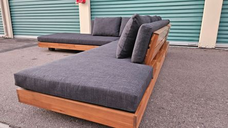 FREE DELIVERY!!! Article "Lubek" Outdoor Sectional Couch ($2.6K Retail + Tax... 30%+ OFF!!!)