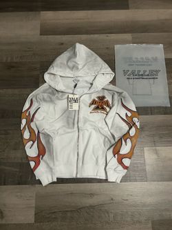 white valley zip up