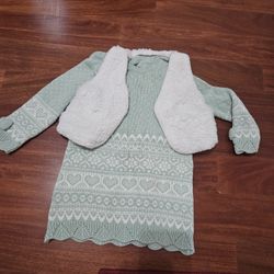 Knitted Toddler Girl Dress