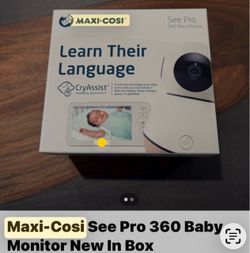 NEW Maxi Cosi See Pro 360 Baby Monitor